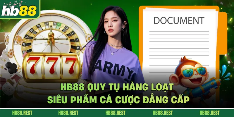 HB88 quy tụ hàng loạt siêu phẩm cá cược đẳng cấp